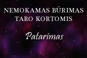 Nemokamas būrimas Taro kortomis - Patarimas